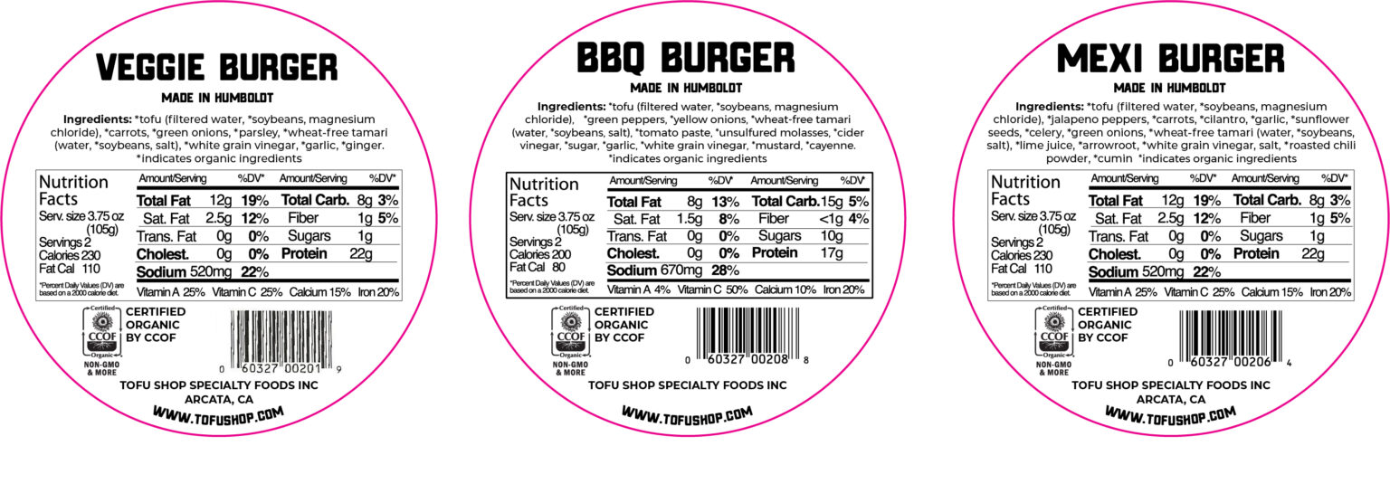 Burgers Back Labels (3) TOFU SHOP